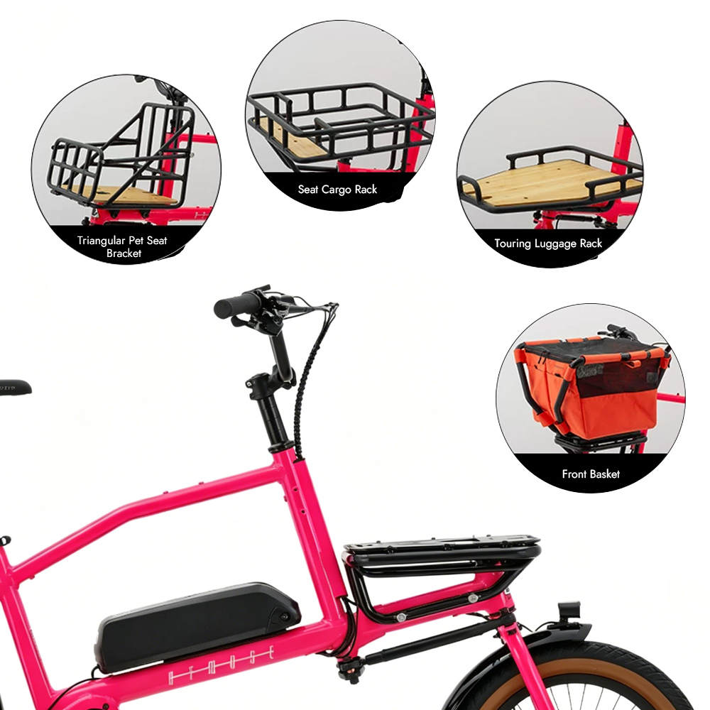 Atmose V-Range ESV1 Adventure Cargo Bike with Oversized Front Camping Rack