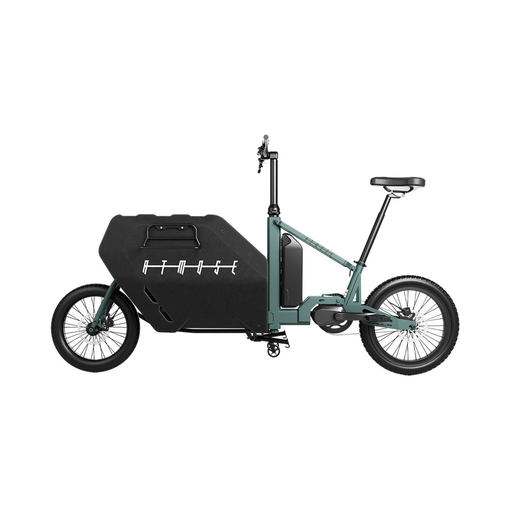 Atmose Model R ESR1 Tri-Fold Cargo E-Bike for Train Commuters and Small Apartments